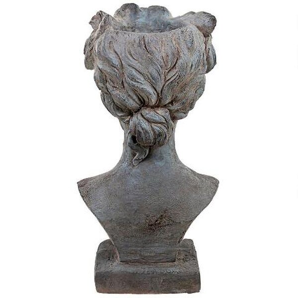 Vase Goddess Statue Flora Roman Nymph Head Planter Sculpture